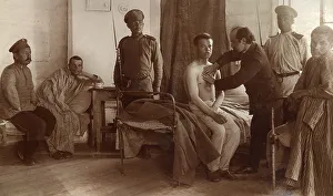Irkutsk State University Prints: In the Prison Infirmary, 1906-1911. Creator: Isaiah Aronovich Shinkman