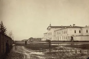 George Kennan Prints: Prison in Irkutsk, eastern Siberia, 1885. Creator: Unknown