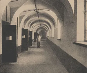 Prison in the Trubetskoy Bastion of the Peter and Paul Fortress. Artist: Anonymous