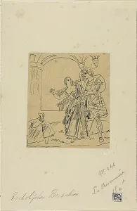 Bresdin Rodolphe Prints: The Prisoner, n. d. Creator: Rodolphe Bresdin