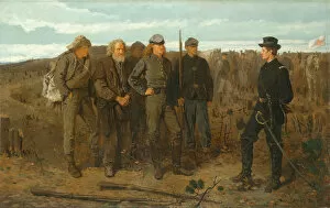 Confederates Gallery: Prisoners from the Front, 1866. Creator: Winslow Homer