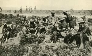 Prisoners of War: interrogating captured Turks, First World War, c1917-1918, (c1920)