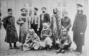 Zossen Brandenburg German Prints: Prisoners, Zossen, Germ. [i.e. Germany]