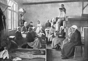 Dormitory Prints: Prisonnieres; Vielles femmes de la commune du Ban-de-Sapt