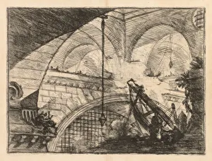 The Prisons: A Series of Galleries with Crane-Like Erection of Beams, 1745-1750. Creator