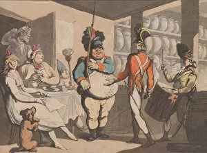 R Ackermann Collection: Private Drilling, No 5, June 1, 1798. Creator: Heinrich Schutz