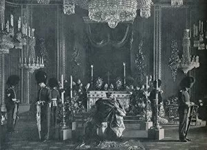Ws Stuart Collection: The private lying in state of King Edward VII, 1910 (1911). Artist: WS Stuart