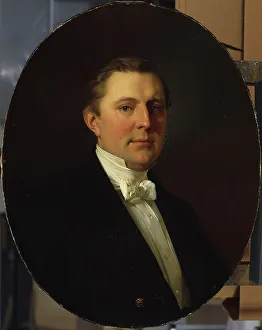 Privy Counsellor Prints: Privy Councillor Carl F. G. von Haartman, 1856. Creator: Johan Gustaf Köhler