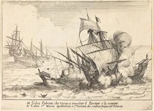 Seascape Gallery: The Prize, 1617. Creator: Jacques Callot