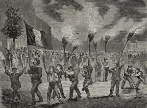 Patriotism Prints: Pro-war demonstration in Paris