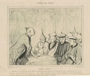 Racial Stereotype Prints: Probité chinoise, 19th century. Creator: Honore Daumier