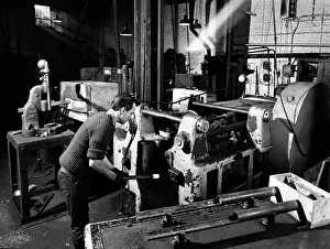 Machine Tool Prints: The process of forging heads at the Edgar Allen Steel Foundry