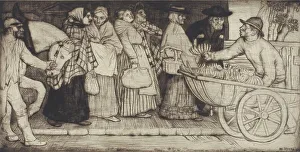 Strang William Prints: The Procession, 1901. Creator: William Strang