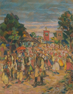 Procession, 1920-1925. Creator: Gustav Mally