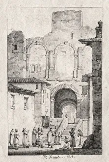 Horace Vernet French Prints: Procession at Arles, 1918. Creator: Horace Vernet (French, 1789-1863)