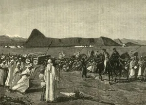 Kalhu Prints: Procession of the Bull, 1890. Creator: Unknown
