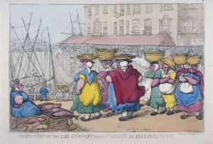 Procession of the Cod Company from St Giless to Billingsgate, 1810