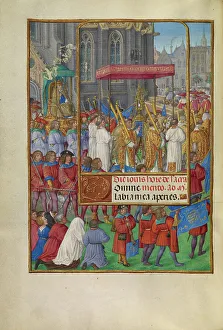 Eucharist Prints: Procession for Corpus Christi; Spinola Hours