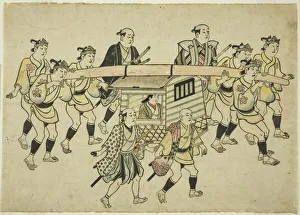 Procession of a Daimyo, c. 1681 / 84. Creator: Hishikawa Moronobu