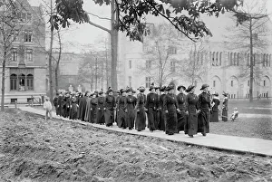 Candidate Prints: Procession of Deaconesses and Candidates, Cathedral, 1914. Creator: Bain News Service