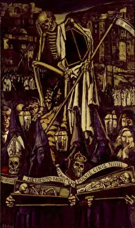 Images Dated 9th September 2014: Procession of the Dead. Artist: Solana, Jose (1886-1945)