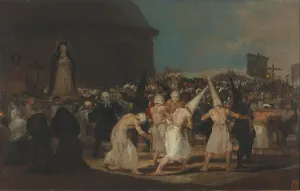 Flagellant Prints: A Procession of Flagellants. Artist: Goya, Francisco, de (1746-1828)