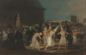 A Procession of Flagellants. Artist: Goya, Francisco, de (1746-1828)