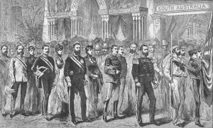 Centenary Gallery: Procession of the Governors of Australia at the Melbourne Exhibition of 1888 (1908)