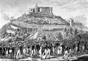 Procession to Hambach Castle on 27th May 1832 Procession to Hambach Castle on 27th May 1832