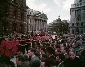 Parade Prints: Procession in honour of the Coronation of Elizabeth II