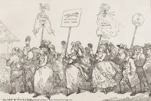 Spencer Prints: Procession to The Hustings After A Successful Canvass, April 30, 1784. April 30, 1784