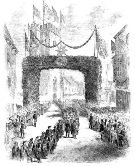 Mason Prints: Procession to the Laying of the Foundation Stone of the New Church of St