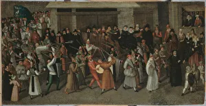 4th Arrondissement Prints: Procession of the League on Ile de la Cite