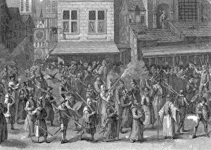 Breughel Gallery: Procession of the League (la Ligue), Paris, 24 May 1590