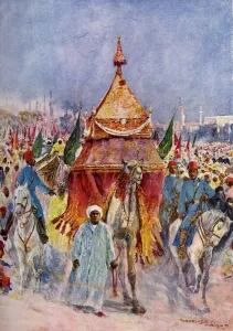 The procession of the Mahmal, Cairo, Egypt The procession of the Mahmal, Cairo, Egypt