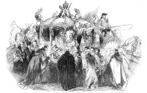 Royal Exchange Collection: Procession of Her Majesty to open the new Royal Exchange... 1844. Creator: Unknown
