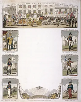 Aleksandr I Pavlovich Gallery: Procession of the Prince Regent, 1814