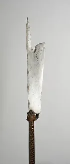 Steel Alloy Prints: Processional Axe, Europe, 19th century (?) in 16th century style. Creator: Unknown