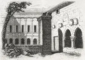 Sunny Prints: Processional cloister, Monastery of San Pedro de Cardena