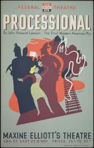 Maxine Elliotts Theatre Prints: Processional, New York, 1937. Creator: Unknown
