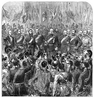 Wilhelm Friedrich Ludwig Prints: Proclaiming the King of Prussia as German Emperor in the Palace of Versailles