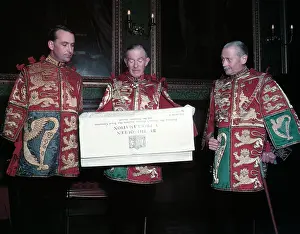 Message Prints: Proclamation of the Coronation of Elizabeth II, 1953. Creator: Arthur Charles Kirby Ware