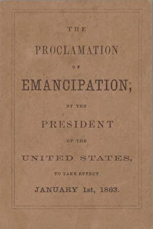 Booklet Gallery: The Proclamation of Emancipation by the President of the United States... 1862