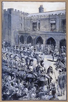 The proclamation of Queen Victoria at St Jamess Palace, Westminster, London, 1837