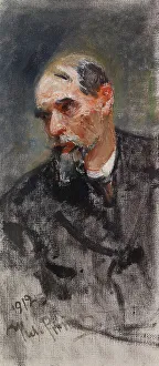 Ilya Efimovic Repin Prints: The Procurator (Portrait of P. A. Sergienko), 1912. Creator: Il'ya Repin