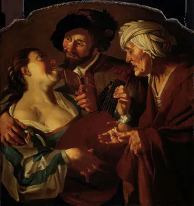 Expectation Prints: The Procuress, after 1623. Creator: Unknown