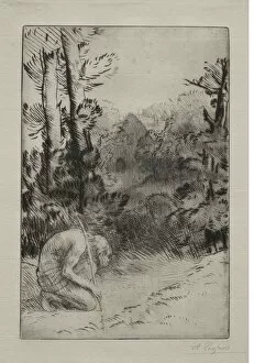 19th 20th Century Gallery: The Prodigal Son (2nd Plate). Creator: Alphonse Legros (French, 1837-1911)