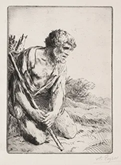 The Prodigal Son (3rd Plate). Creator: Alphonse Legros (French, 1837-1911)