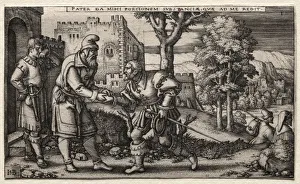 The Prodigal Son. Creator: Hans Sebald Beham (German, 1500-1550)