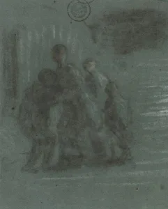 Teal Prints: The Prodigal Son. Creator: Honore Daumier